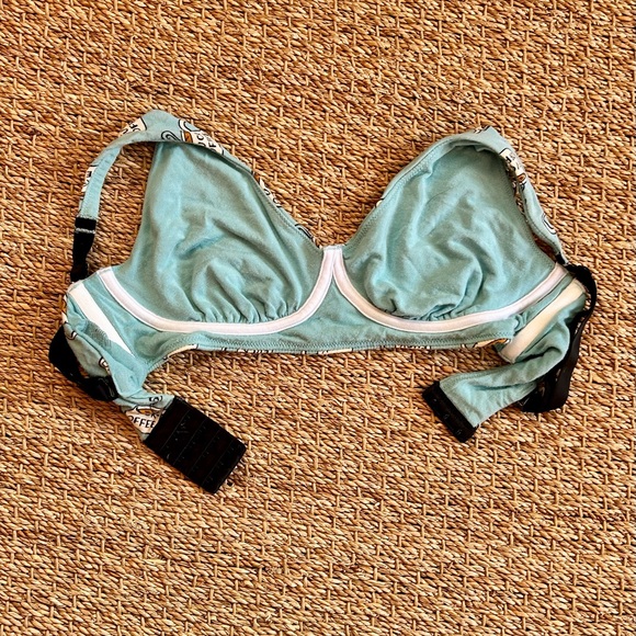 Set of 3 Novelty Print Bralettes / Lounge Bras - Picture 8 of 16